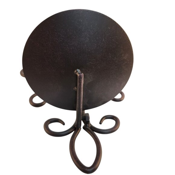 Decorative Wrought Iron Wall Sconce Candle Holder Scroll Design Accent 12x7 Inch - Picture 8 of 14